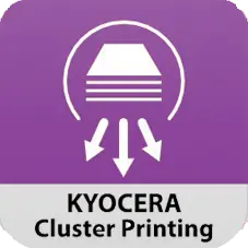 Kyocera, Cluster Printing, software, apps, MACO - Evansville Blue