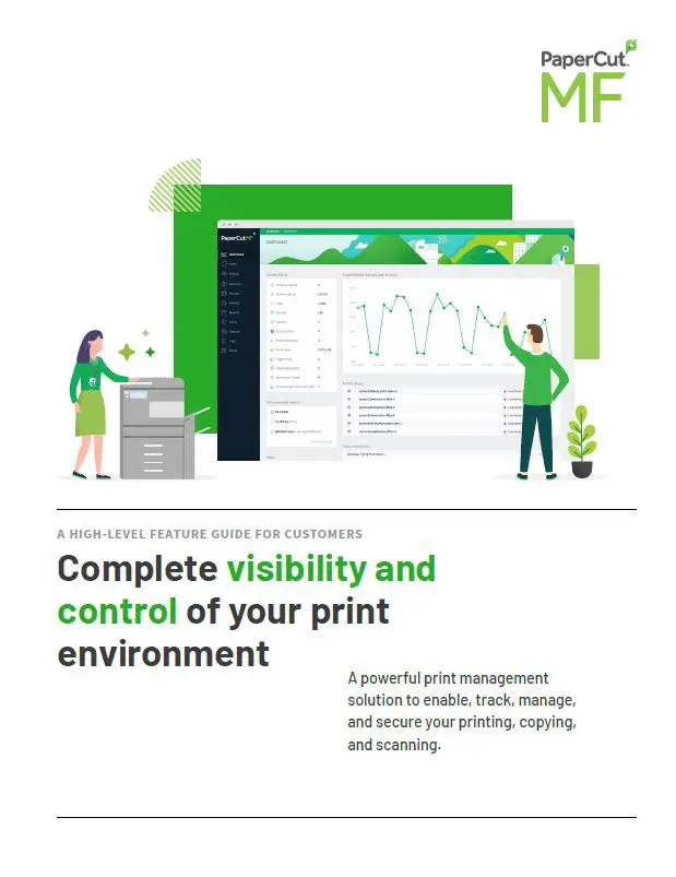 Kyocera, Software, Cost Control, Security, Papercut, MF, MACO - Evansville Blue