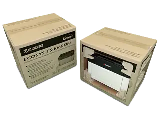 No Styrofoam Packaging, Kyocera, Environment, MACO - Evansville Blue